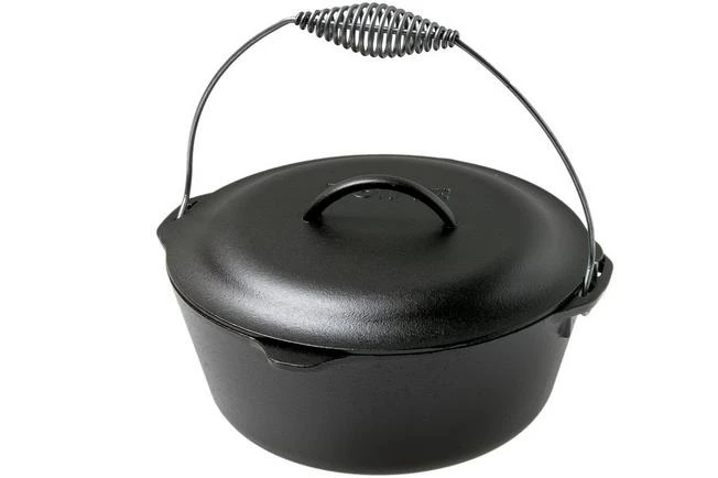 Lodge Dutch Oven, Con Mango Espiral Contenido Aprox. 6,6L 3 Lodge Dutch Oven, Con Mango Espiral Contenido Aprox. 6,6L
