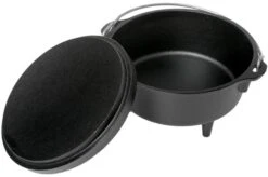 Lodge Camp Dutch Oven Incl. Tapa L8CO3, Contenido Aprox. 1.9 L -Kinifeses Comercio LG L 8CO3 02 lodge