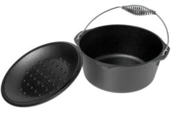 Lodge Dutch Oven Con Mango En Espiral L8DO3, Contenido Aprox. 4.7 L -Kinifeses Comercio LG L 8DO3 02 lodge
