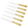 Nontron Traditional Set Of 6 Kitchen Knives, T6OF12RBU Juego De Cuchillos De 6 Piezas -Kinifeses Comercio NNT6OF12RBU 01 nontron