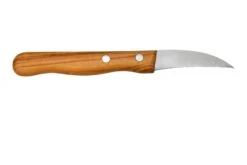 Otter Paring Knife 1011 OL Curved Stainless Olive, Pelador -Kinifeses Comercio OR1011OL 02 otter