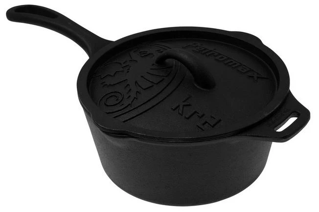 Petromax KR2 Cacerola Con Tapa 2 Litros, Hierro Fundido 4 Petromax KR2 Cacerola Con Tapa 2 Litros, Hierro Fundido - Imagen 2
