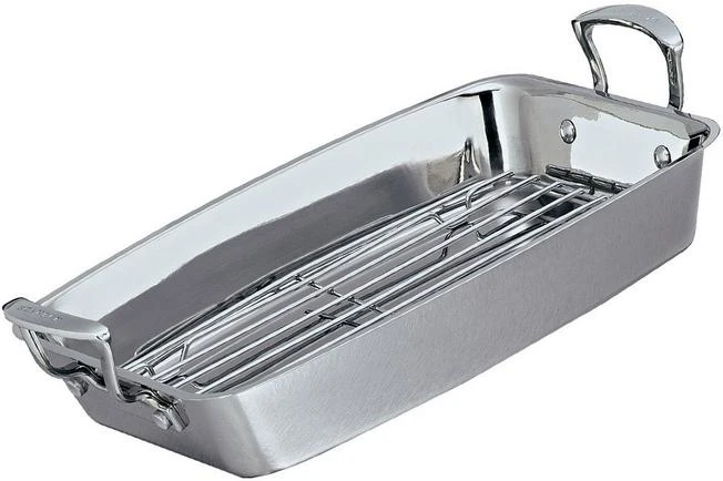 SCANPAN Impact Bandeja Conálica Asado Con Parrilla, 42x26cm 3 SCANPAN Impact Bandeja Conálica Asado Con Parrilla, 42x26cm