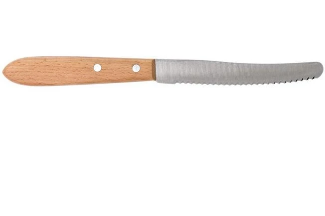 Robert Herder Cuchillo Para Carne Straight Classic Haya Roja Acero Inoxidable 4 Robert Herder Cuchillo Para Carne Straight Classic Haya Roja Acero Inoxidable - Imagen 2