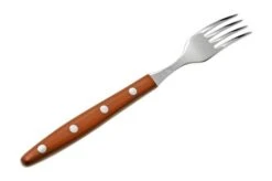 Robert Herder Fork Slim 2407000040000, 18/10 Acero Inoxidable, Madera De Ciruelo, Tenedor De Mesa -Kinifeses Comercio RH2407000040000 02 robertherder 1