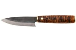 Roselli Allround Knife RW750D UHC, Stained Curly Birch, Cuchillo Multiusos, 12 Cm
