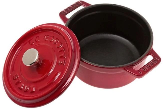 Staub Mini Cocotte - 10cm, 0,25L, Rojo 4 Staub Mini Cocotte - 10cm, 0,25L, Rojo - Imagen 2