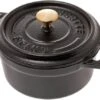 Staub Mini Cocotte - Cocotte 10cm, 0,25L, Negro