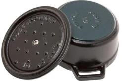 Staub Mini Cocotte - Cocotte 10cm, 0,25L, Negro -Kinifeses Comercio SB1101025 03 staub sb1101025 03 1