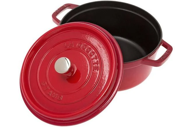 Staub Cocotte - Cocotte 24cm, 3,8L, Rojo 4 Staub Cocotte - Cocotte 24cm, 3,8L, Rojo - Imagen 2