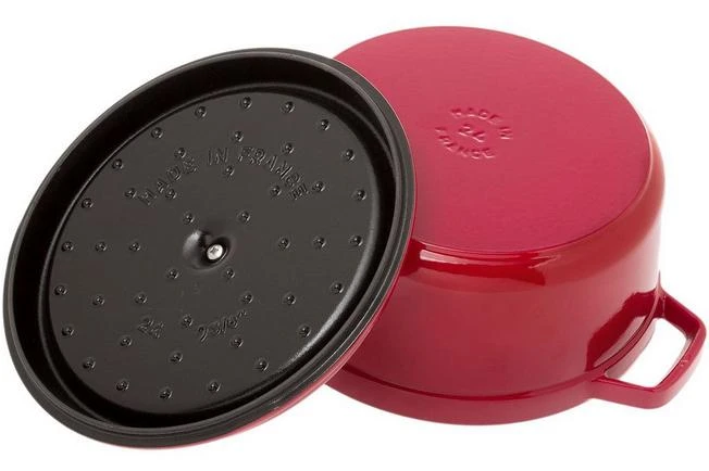 Staub Cocotte - Cocotte 24cm, 3,8L, Rojo 5 Staub Cocotte - Cocotte 24cm, 3,8L, Rojo - Imagen 3