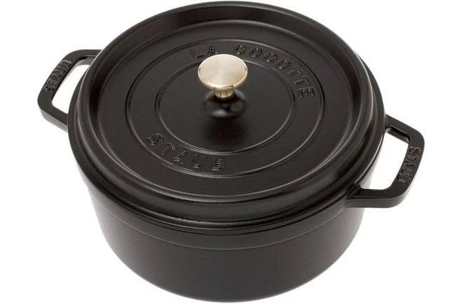 Staub Cocotte - Cocotte 24cm, 3,8L, Negro 3 Staub Cocotte - Cocotte 24cm, 3,8L, Negro