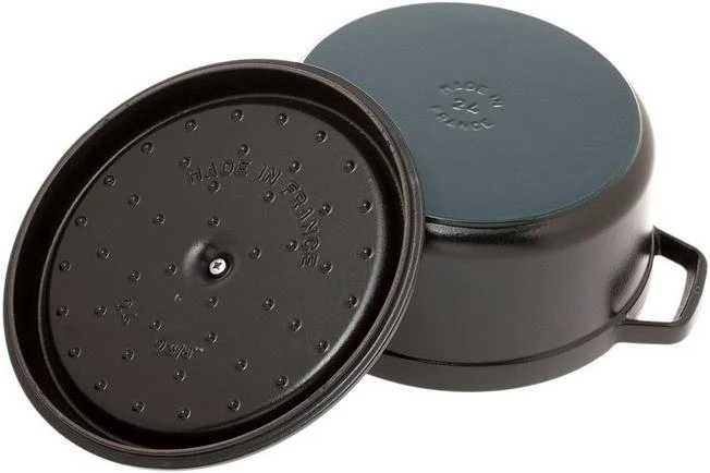 Staub Cocotte - Cocotte 24cm, 3,8L, Negro 5 Staub Cocotte - Cocotte 24cm, 3,8L, Negro - Imagen 3