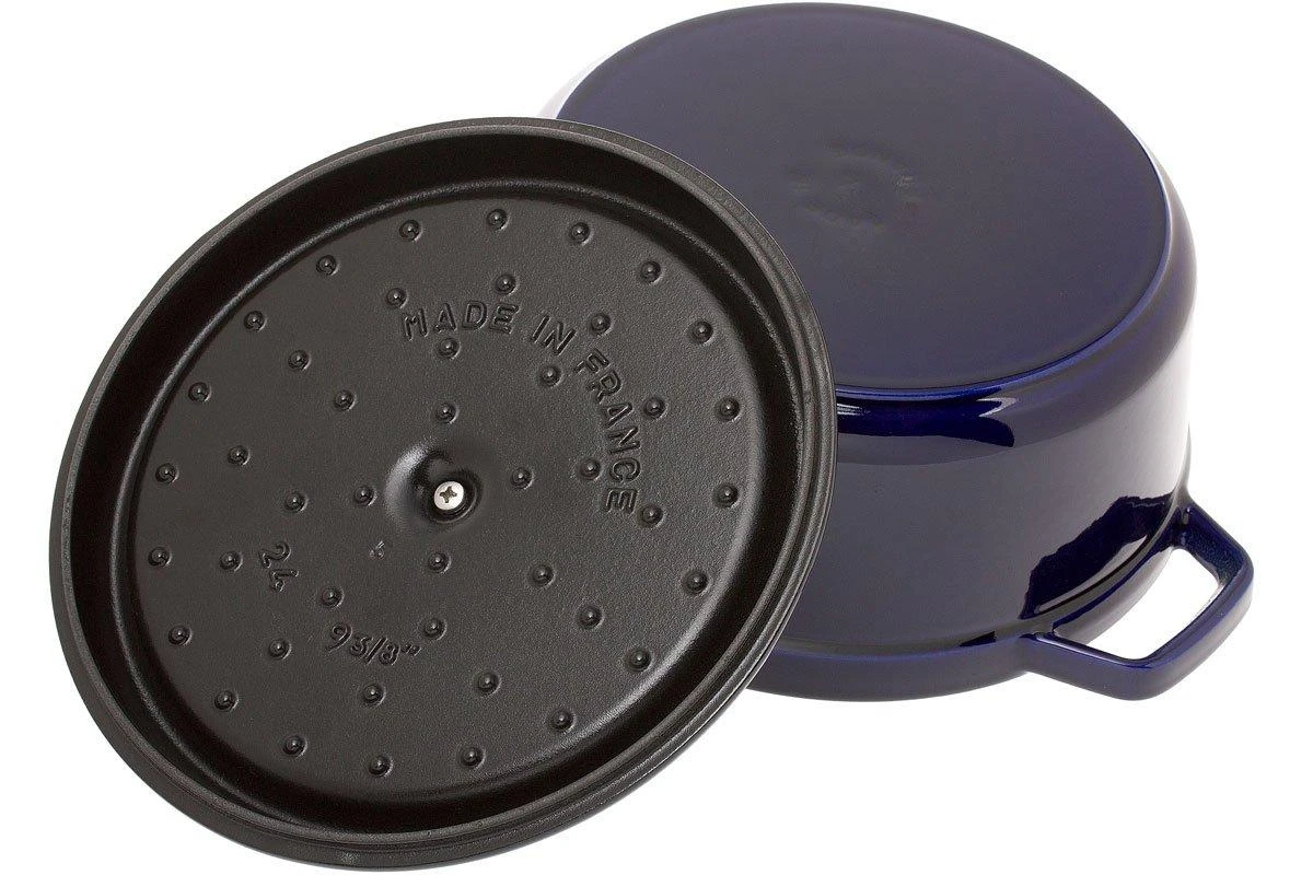 Staub Cocotte - Cocotte 24cm, 3,8L, Azul 5 Staub Cocotte - Cocotte 24cm, 3,8L, Azul - Imagen 3