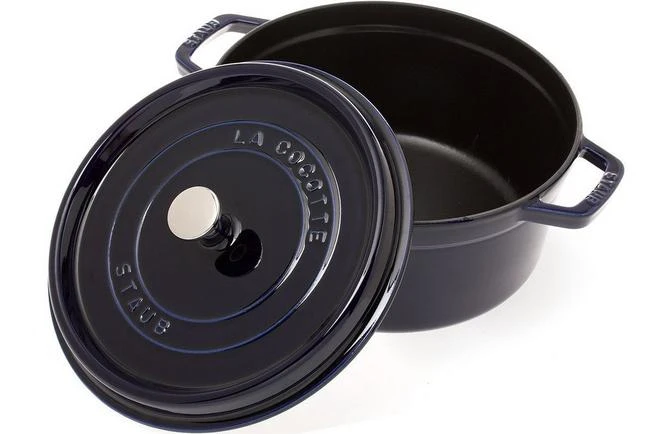 Staub Cocotte - Cocotte 26cm, 5,2L, Azul 4 Staub Cocotte - Cocotte 26cm, 5,2L, Azul - Imagen 2