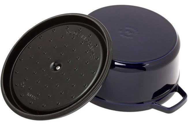 Staub Cocotte - Cocotte 26cm, 5,2L, Azul 5 Staub Cocotte - Cocotte 26cm, 5,2L, Azul - Imagen 3