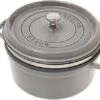 Staub Cocotte - Cocotte 26cm, 5,2L, Gris Con Bandeja De Vapor -Kinifeses Comercio SB1133818 01 staub sb1133818 01 1