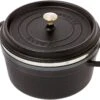 Staub Cocotte - Cocotte 26cm, 5,2L, Negro Con Bandeja De Vapor 2 Staub Cocotte - Cocotte 26cm, 5,2L, Negro Con Bandeja De Vapor -Kinifeses Comercio SB1133825 01 staub sb1133825 01