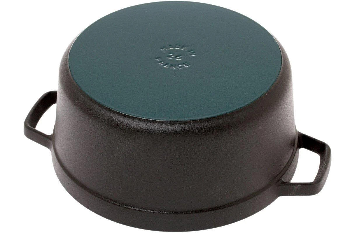 Staub Cocotte - Cocotte 26cm, 5,2L, Negro Con Bandeja De Vapor 6 Staub Cocotte - Cocotte 26cm, 5,2L, Negro Con Bandeja De Vapor - Imagen 4