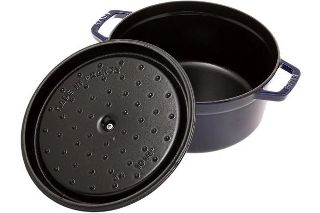 Staub Cocotte- Cocotte 26cm, 5,2L, Azul Con Bandeja De Vapor 5 Staub Cocotte- Cocotte 26cm, 5,2L, Azul Con Bandeja De Vapor - Imagen 3