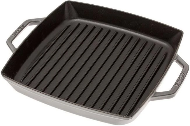Staub Parrilla 28cm Rectangular, Gris 3 Staub Parrilla 28cm Rectangular, Gris