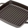 Staub Parrilla 28cm Rectangular, Negro