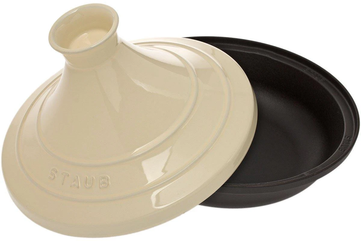 Staub Tajín 28cm, Crema 4 Staub Tajín 28cm, Crema - Imagen 2