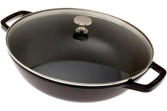 Staub Sartén Wok Pequeño 30 Cm, 4,4L, Negro 3 Staub Sartén Wok Pequeño 30 Cm, 4,4L, Negro