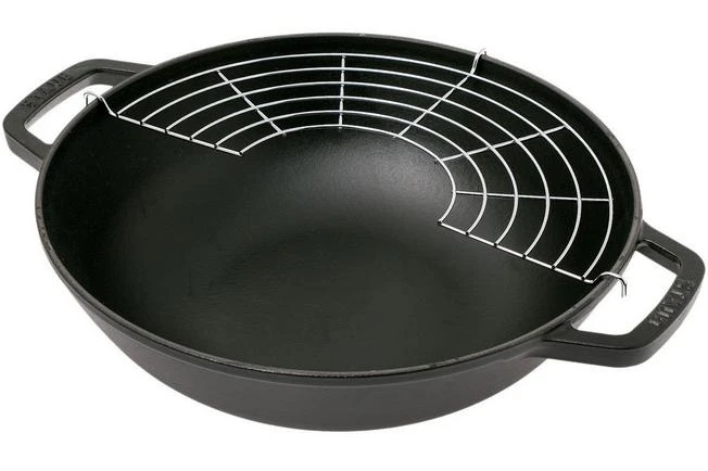 Staub Sartén Wok Pequeño 30 Cm, 4,4L, Negro 4 Staub Sartén Wok Pequeño 30 Cm, 4,4L, Negro - Imagen 2