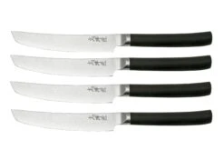 Shizu Hamono Takumi SS-1170-4, Juego De Cuchillos Para Carne 4 Piezas, Acero Damasco, 12,5 Cm
