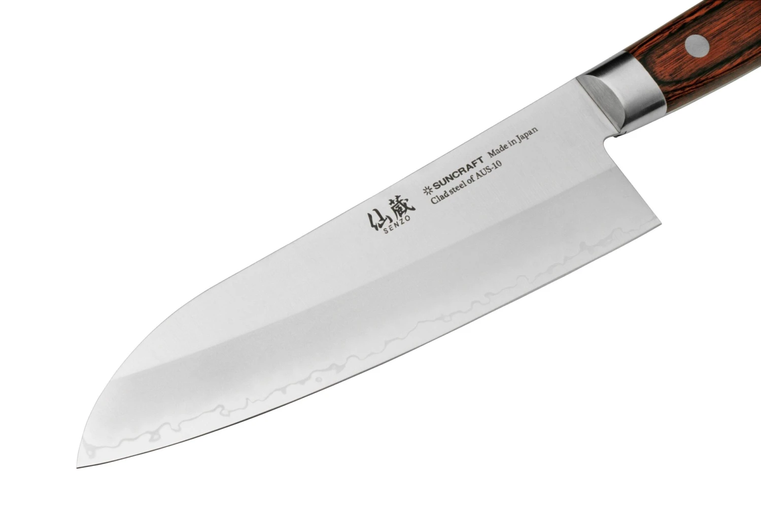 Suncraft Senzo Clad AS-01 Santoku 16,5 Cm 5 Suncraft Senzo Clad AS-01 Santoku 16,5 Cm - Imagen 3