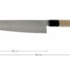 Sakai Takayuki 45-Layer Damascus Cuchillo Cocinero, 21 Cm, 7255 -Kinifeses Comercio TA07255 01 sakai takayuki damast ta07255 01