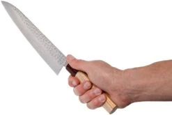 Sakai Takayuki Cuchillo Cocinero 33-Capas Damascus Hammered WA 24 Cm -Kinifeses Comercio TA07476 06 sakai takayuki