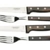 Tramontina Churrasco Gaucho 29899-312, Juego De Cubiertos Para Carne De 4 Piezas
