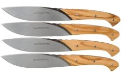 Viper Fiorentina Juego De Cuchillos Para Carne Madera De Olivo 4-piezas, VT7500-04UL