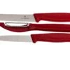 Victorinox SwissClassic Cuchillo De Verduras Rojo, Set De 3, 6.7111.31 -Kinifeses Comercio VT6 7111 31 01 victorinox vt6 7111 31 01