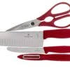 Victorinox SwissClassic 6.7131.4G 4-piezas Juego De Cuchillos De Cocina, Rojo 1 Victorinox SwissClassic 6.7131.4G 4-piezas Juego De Cuchillos De Cocina, Rojo -Kinifeses Comercio VT6 7131 4G 01 victorinox