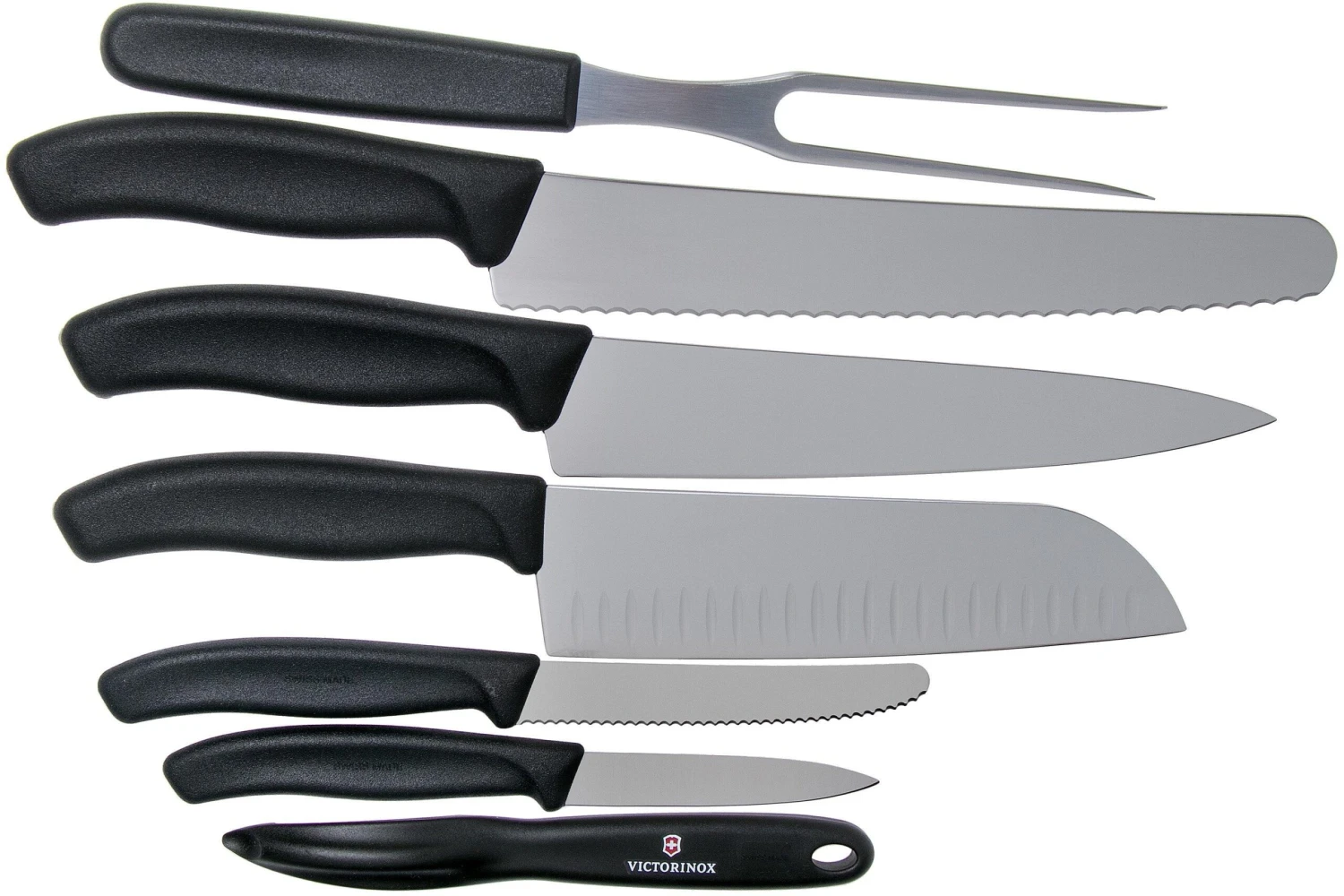 Victorinox SwissClassic 6.7133.7G 7-piezas Juego De Cuchillos De Cocina, Negro 4 Victorinox SwissClassic 6.7133.7G 7-piezas Juego De Cuchillos De Cocina, Negro - Imagen 2