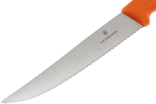 Victorinox SwissClassic Cuchillo Para Carne/-pizza Naranja, Set De 2, 6.7936.12L9B 4 Victorinox SwissClassic Cuchillo Para Carne/-pizza Naranja, Set De 2, 6.7936.12L9B - Imagen 2