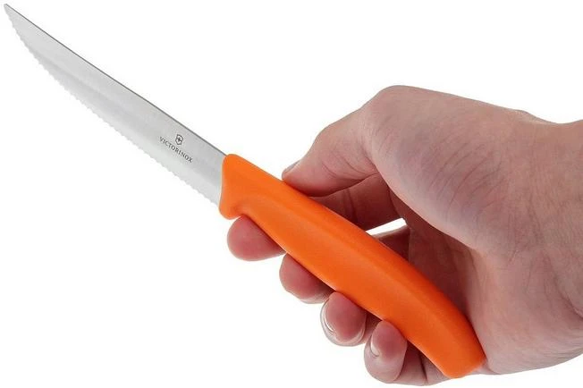 Victorinox SwissClassic Cuchillo Para Carne/-pizza Naranja, Set De 2, 6.7936.12L9B 6 Victorinox SwissClassic Cuchillo Para Carne/-pizza Naranja, Set De 2, 6.7936.12L9B - Imagen 4