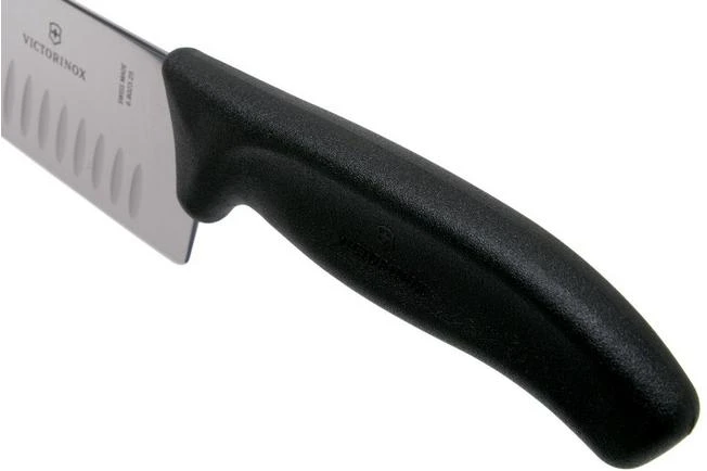 Victorinox SwissClassic 6.8023.25G Cuchillo Para Trinchar Con Hoyuelos 25 Cm, Negro 7 Victorinox SwissClassic 6.8023.25G Cuchillo Para Trinchar Con Hoyuelos 25 Cm, Negro - Imagen 5