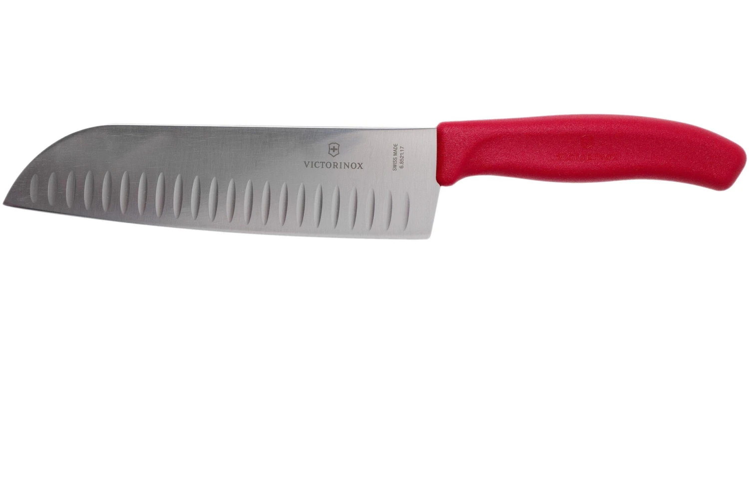 Victorinox SwissClassic 6.8521.17G Santoku Con Hoyuelos 17 Cm, Rojo 3 Victorinox SwissClassic 6.8521.17G Santoku Con Hoyuelos 17 Cm, Rojo