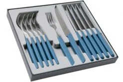Victorinox Swiss Modern 6.9096.12W2.12, Set De Cubiertos De 12 Piezas Con Cuchillo Para Carne, Azul -Kinifeses Comercio VT6 9096 12W2 12 02 victorinox
