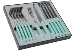 Victorinox Swiss Modern 6.9096.12W41.12, Set De Cubiertos De 12 Piezas Con Cuchillo Para Carne, Verde -Kinifeses Comercio VT6 9096 12W41 12 02 victorinox