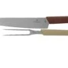 Victorinox Swiss Modern Cuchillo Para Trinchar Y Tenedor Para Carne, Rojo Y Beis -Kinifeses Comercio VT6 9096 21G 01 victorinox
