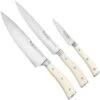 Wüsthof Classic Ikon Blanco Juego De Cuchillo 3-uds -Kinifeses Comercio WU1120460301 00 00 wusthof stockfoto v2