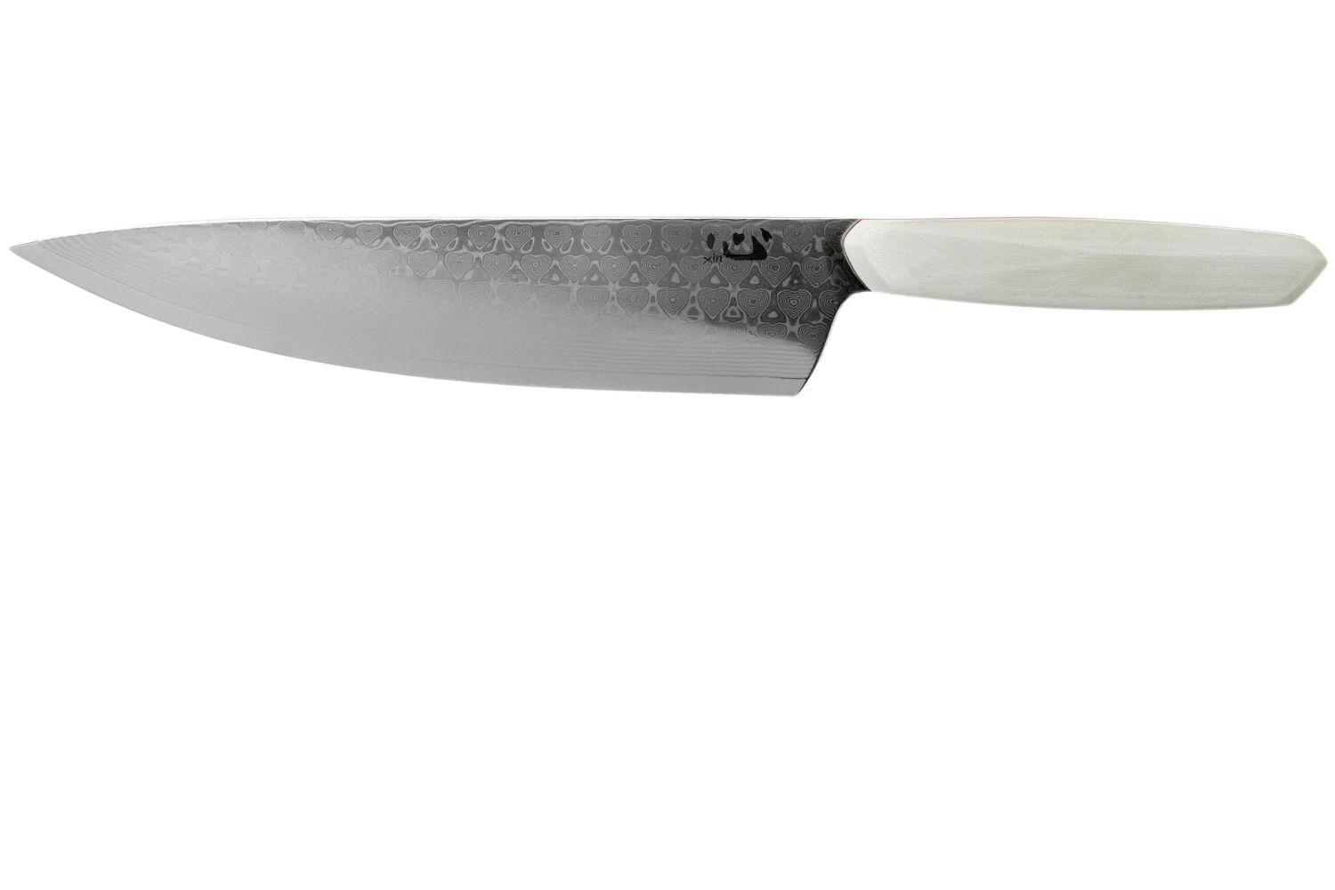 Xin Cutlery XinCore XC127 White G10, Red Liners, Damascus, Cuchillo De Chef 21.5 Cm 3 Xin Cutlery XinCore XC127 White G10, Red Liners, Damascus, Cuchillo De Chef 21.5 Cm