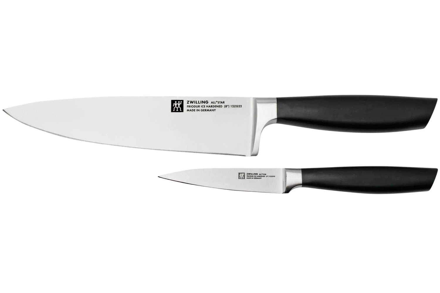 Zwilling All Star 1022777, Juego 2 De Cuchillos, Cuchillo De Chef Y Cuchillo Puntilla, Negro 3 Zwilling All Star 1022777, Juego 2 De Cuchillos, Cuchillo De Chef Y Cuchillo Puntilla, Negro