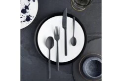 Amefa Manille All You Need 9035, Cubertería De 42 Piezas, Negra -Kinifeses Comercio manille bestekset 42 delig zwart ambiance 9035atay02e29